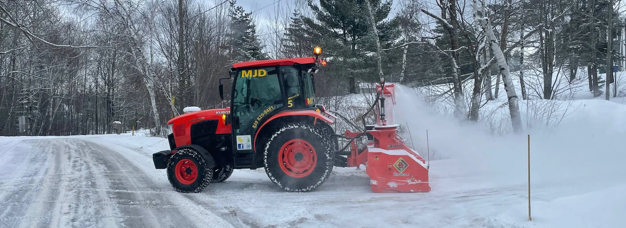 Snow removal Saint-Denis-de-Brompton